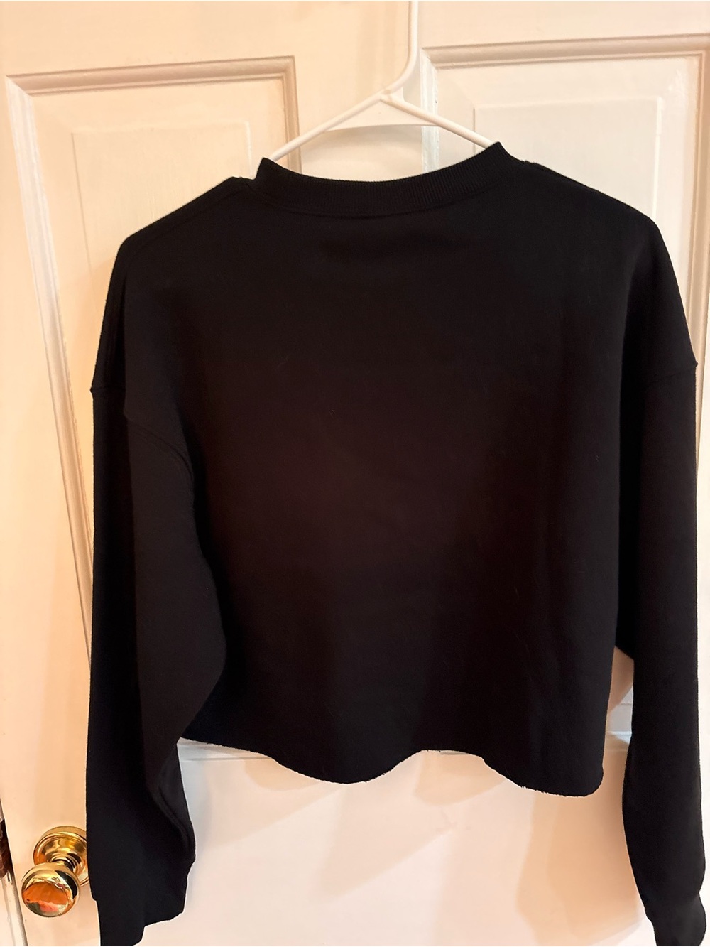 wild fable Black Cropped Crewneck Sweatshirt - Picture 4 of 4